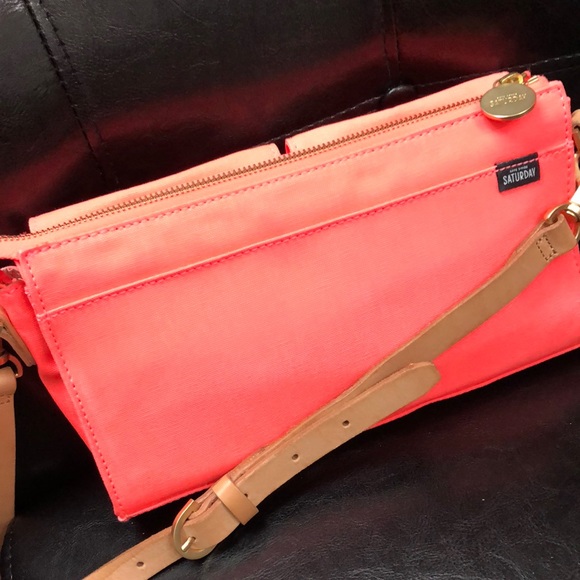 Kate Spade NY Saturday Crossbody Bag neon peach - Picture 2 of 16